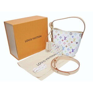 Louis Vuitton All IN handbag Multicolore Multicolor White Takashi Murakami